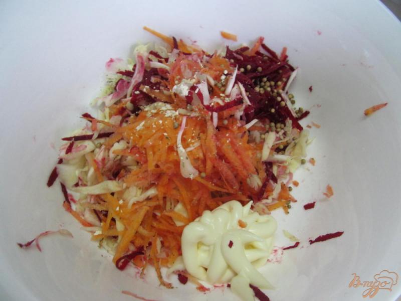 Фото приготовление рецепта: Овощной салат «Сюрприз» шаг №2
