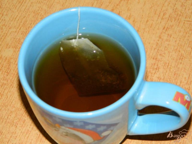 Фото приготовление рецепта: Апельсиновый коктейль с зеленым чаем шаг №1