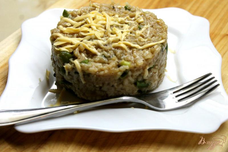 Фото приготовление рецепта: Отварной рис со спаржевой фасолью в соевом соусе шаг №4