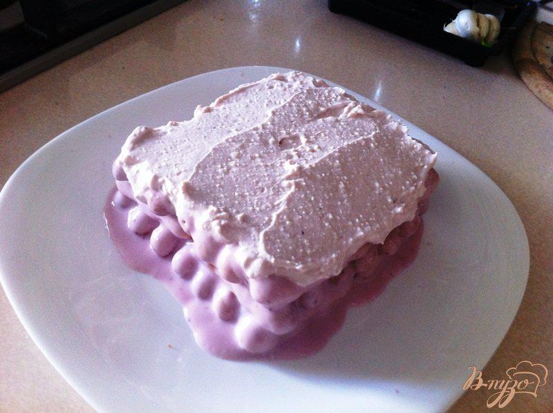 Фото приготовление рецепта: Творожно-йогуртный десерт шаг №6