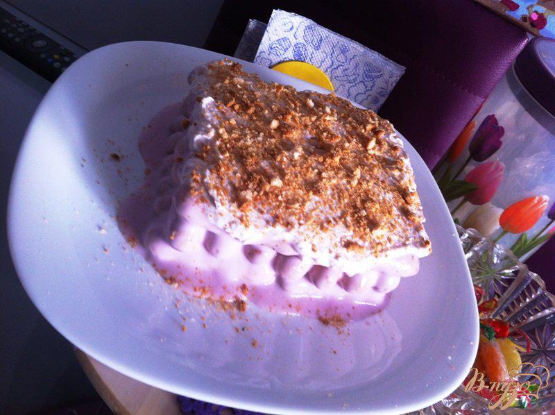 Фото приготовление рецепта: Творожно-йогуртный десерт шаг №7