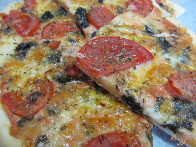 Фото приготовление рецепта: Пицца а-ля «Маргарита» шаг №8