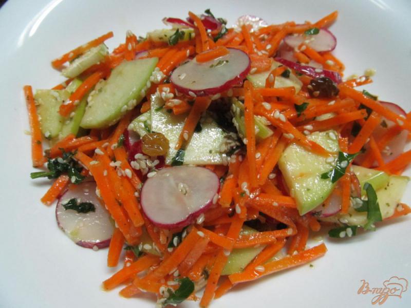 Фото приготовление рецепта: Хрустящий мавританский салат шаг №4