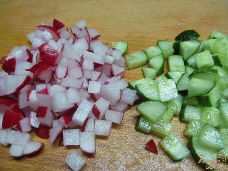 Фото приготовление рецепта: Освежающий овощной салат шаг №1