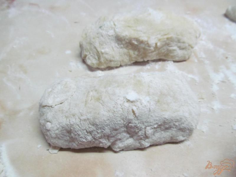 Фото приготовление рецепта: Пирожки из картофельного теста с начинкой из мяса шаг №6