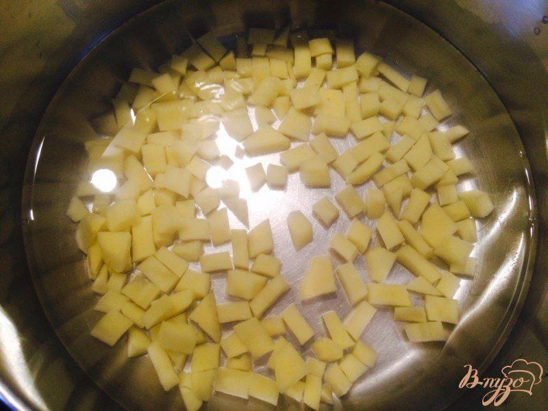 Фото приготовление рецепта: Суп с фрикадельками и вермишелью для деток шаг №3