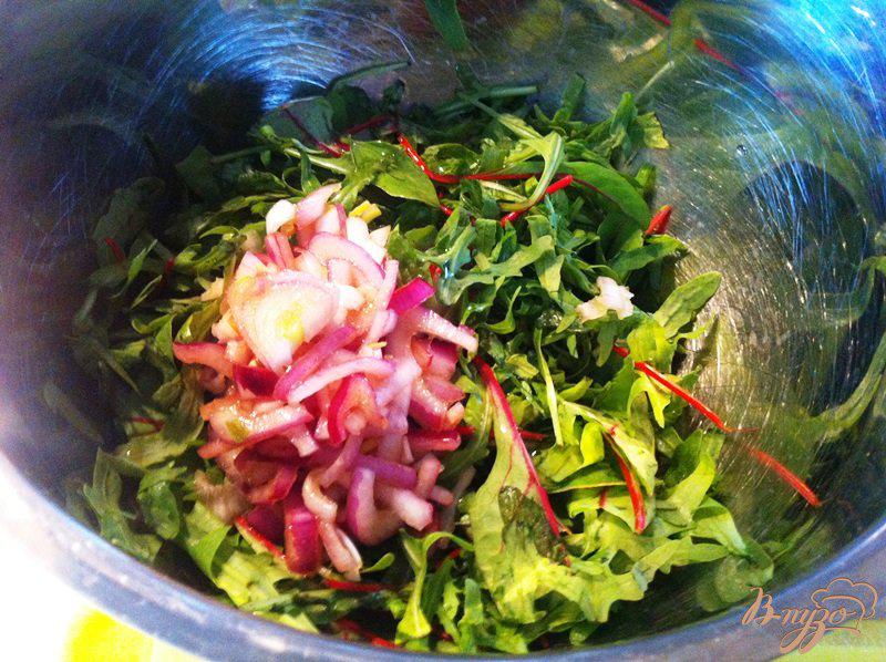 Фото приготовление рецепта: Салат овощной, освежающий шаг №5