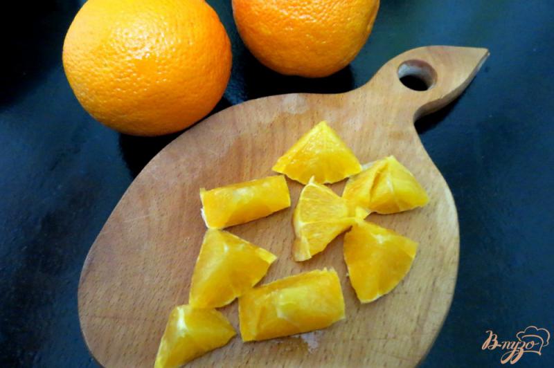 Фото приготовление рецепта: Апельсиновый фреш шаг №3