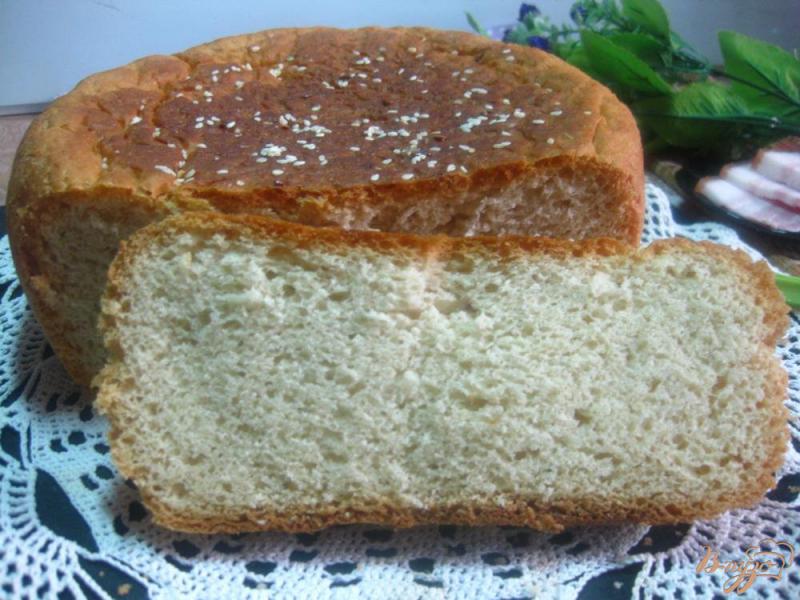 Фото приготовление рецепта: Хлеб пшеничный в мультиварке шаг №11