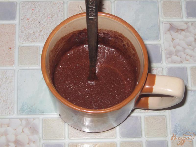 Фото приготовление рецепта: Какао для взрослых с коньяком и мороженым шаг №4