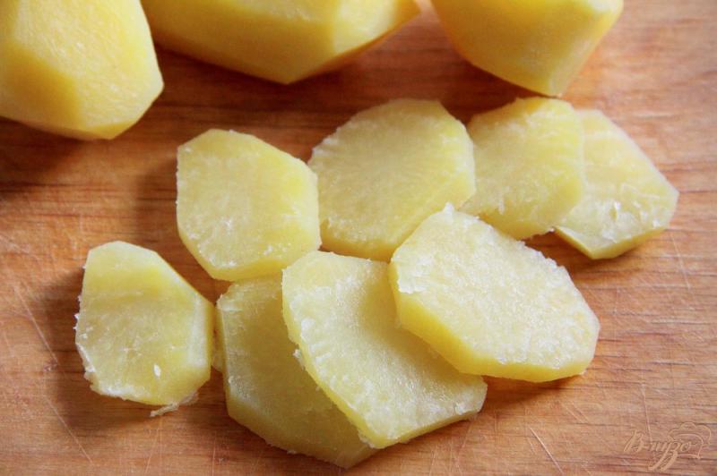 Фото приготовление рецепта: Картофель, запеченный кружками шаг №1