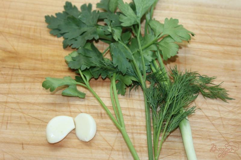 Фото приготовление рецепта: Картофель с грибами в чесночном соусе шаг №5