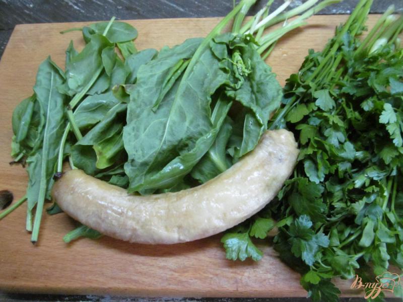 Фото приготовление рецепта: Смузи из зелени с бананом шаг №1
