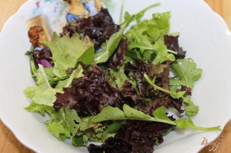 Фото приготовление рецепта: Теплый салат с булгуром и овощами гриль шаг №4