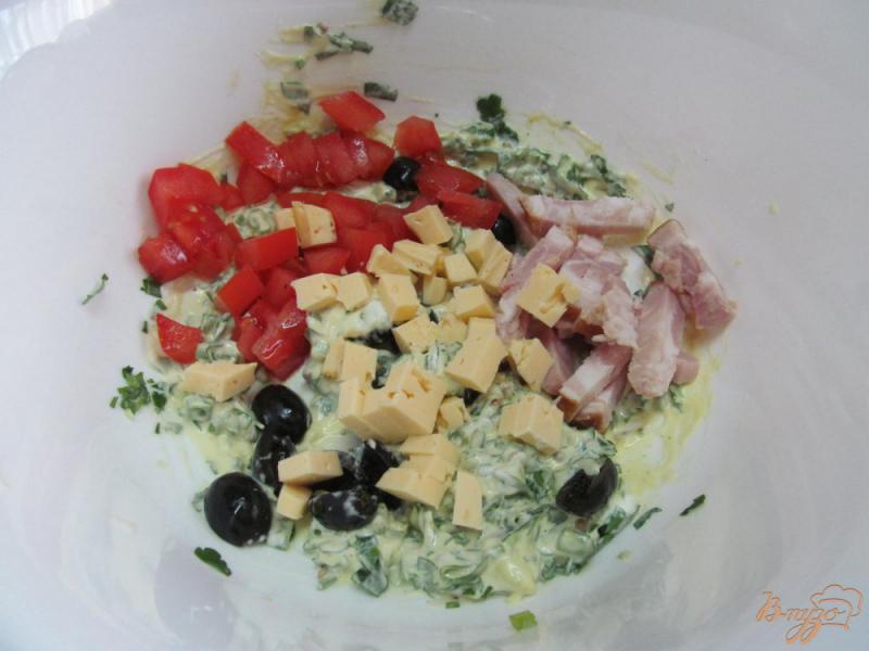 Фото приготовление рецепта: Паста - салат шаг №3
