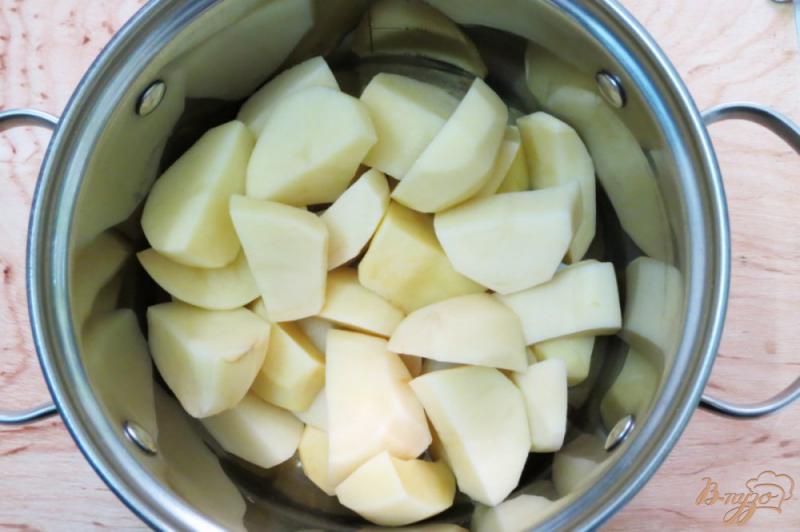 Фото приготовление рецепта: Картофельное пюре с сыром и укропом шаг №1