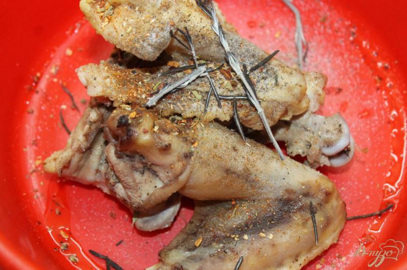 Фото приготовление рецепта: Тушеные крылья в духовке со специями шаг №1