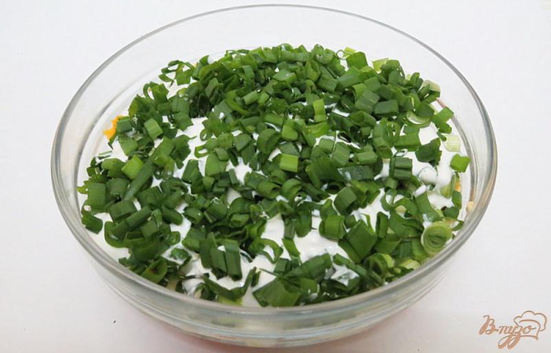 Фото приготовление рецепта: Салат из овощей с чесноком шаг №7