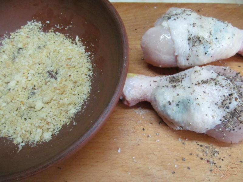 Фото приготовление рецепта: Куриные ножки с редисочным маслом шаг №3