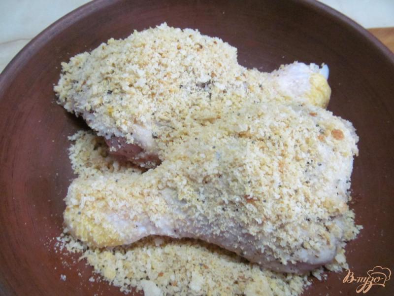Фото приготовление рецепта: Куриные ножки с редисочным маслом шаг №4