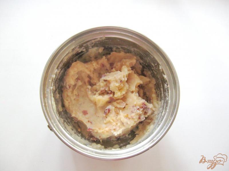 Фото приготовление рецепта: Пышные вареники с картофелем и фасолью шаг №3