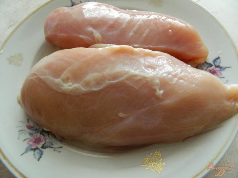 Фото приготовление рецепта: Куриное филе в соевом соусе шаг №1
