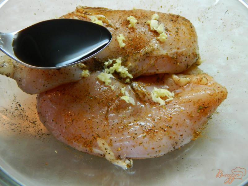 Фото приготовление рецепта: Куриное филе в соевом соусе шаг №3
