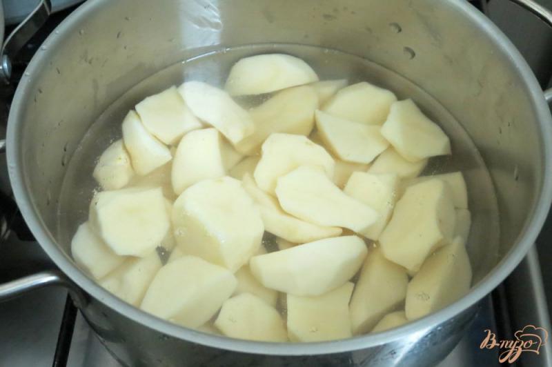 Фото приготовление рецепта: Картофель тушёный постный шаг №2