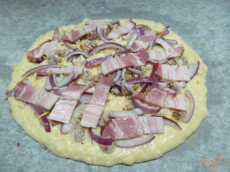 Фото приготовление рецепта: Картофельная пицца шаг №4