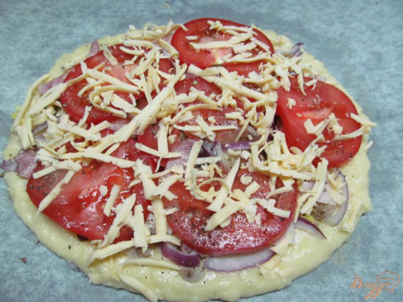 Фото приготовление рецепта: Картофельная пицца шаг №5