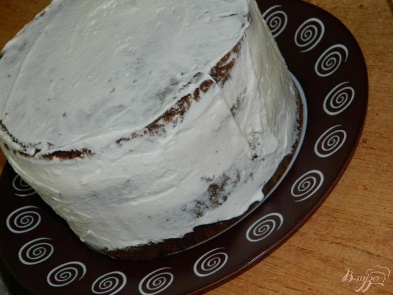 Фото приготовление рецепта: Шоколадный торт «Бейлиз» шаг №5