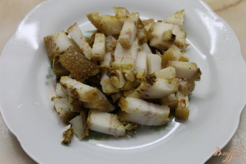 Фото приготовление рецепта: Картофель по - сельски на сале шаг №1