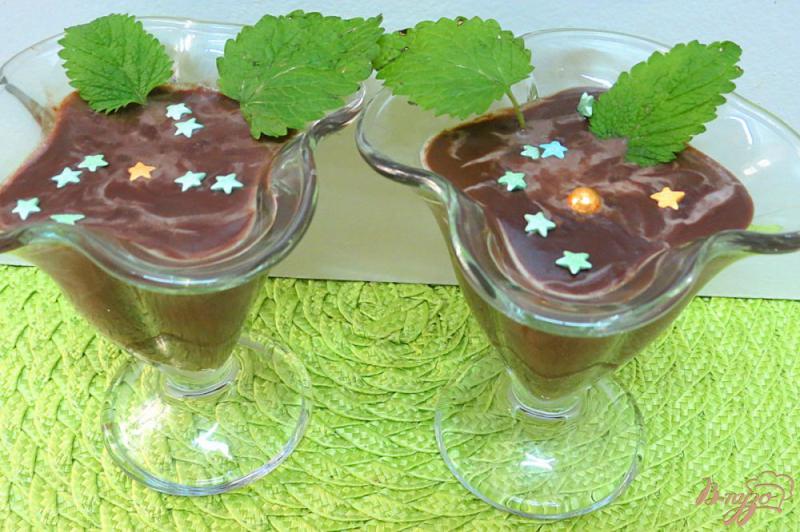 Фото приготовление рецепта: Шоколадный десерт шаг №12
