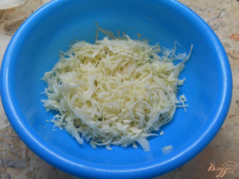 Фото приготовление рецепта: Салат из капусты с подкопченным сулугуни шаг №1