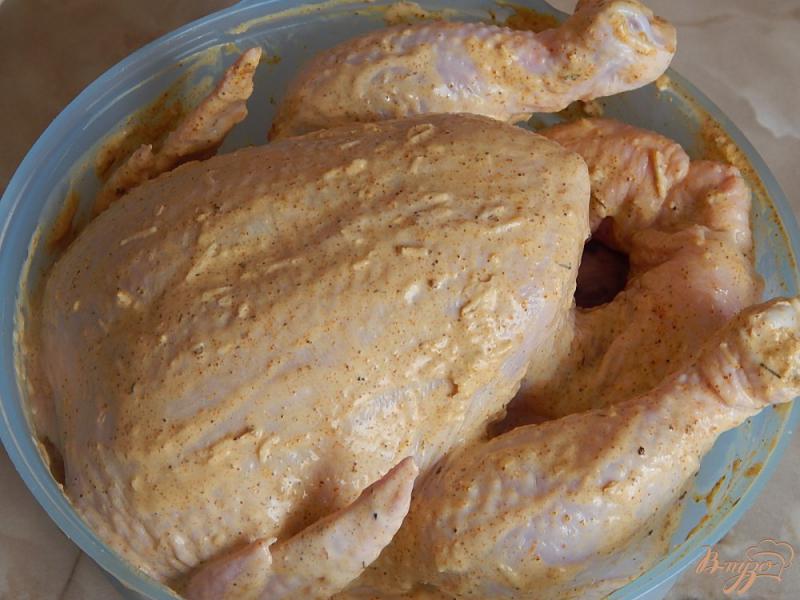 Фото приготовление рецепта: Курица на банке шаг №3
