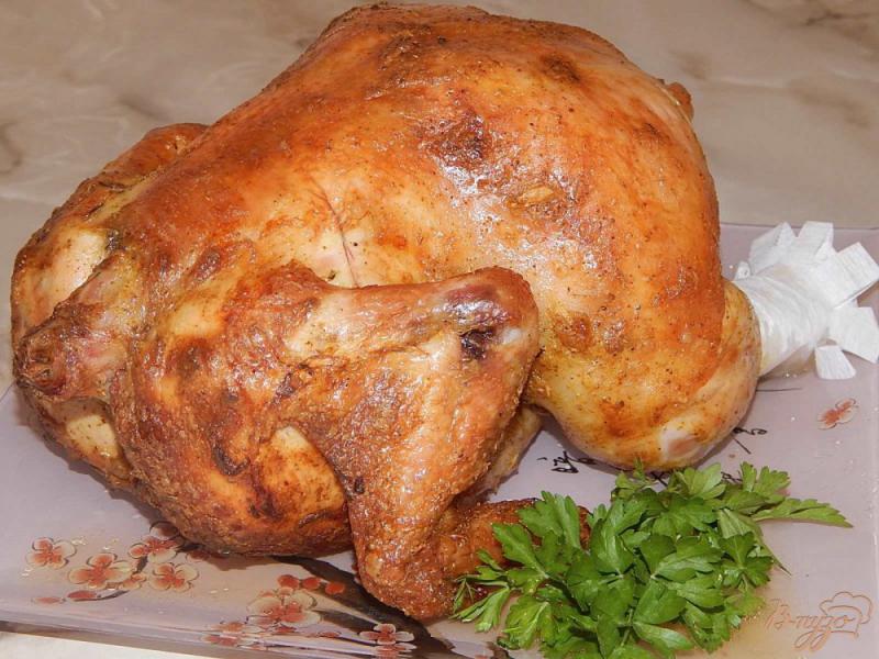 Фото приготовление рецепта: Курица на банке шаг №8