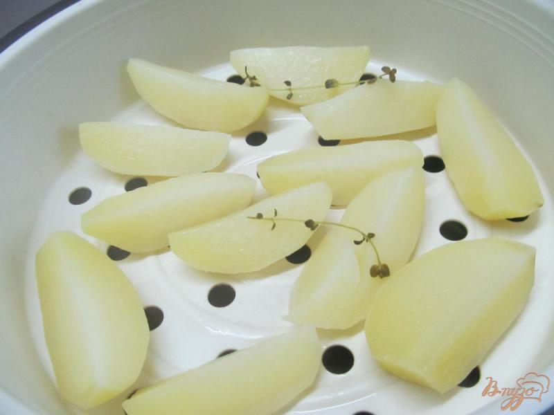 Фото приготовление рецепта: Молодой картофель на пару шаг №3
