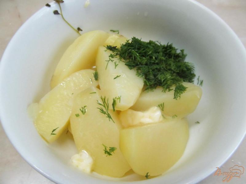 Фото приготовление рецепта: Молодой картофель на пару шаг №4