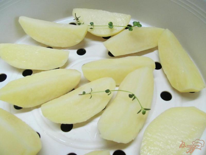 Фото приготовление рецепта: Молодой картофель на пару шаг №2