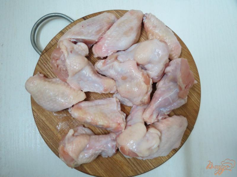 Фото приготовление рецепта: Куриные крылышки острые шаг №2