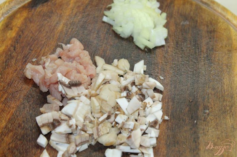 Фото приготовление рецепта: Кус - кус с курицей и грибами шаг №2