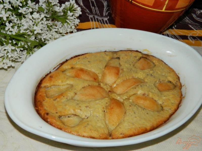 Фото приготовление рецепта: Творожный десерт с грушами шаг №5