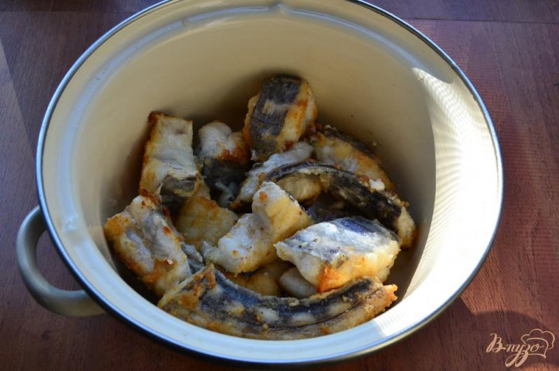 Фото приготовление рецепта: «Морской заяц» тушеный в сметанном соусе шаг №3