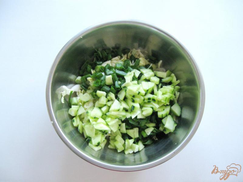 Фото приготовление рецепта: Салат «Овощное ассорти» шаг №3