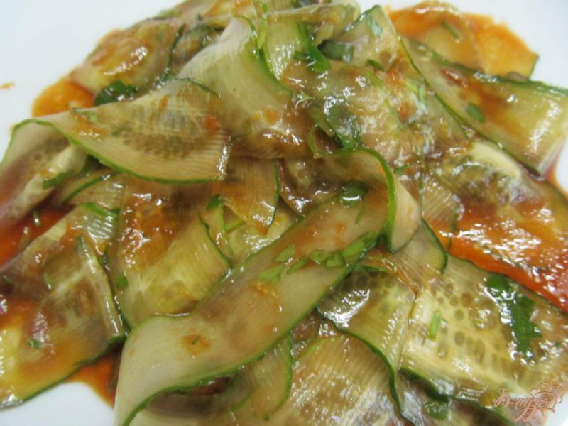 Фото приготовление рецепта: Китайский огуречный салат шаг №5