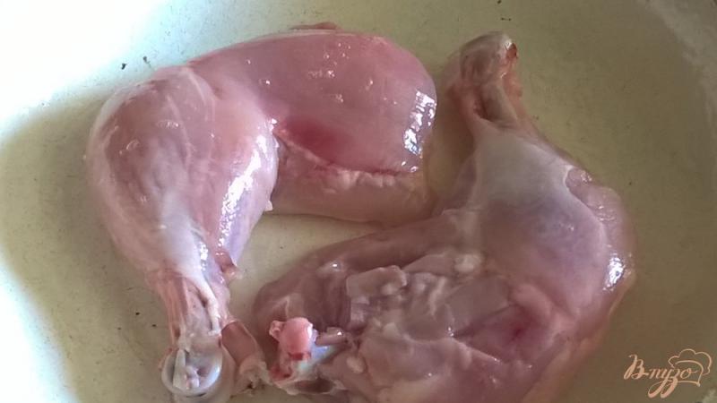Фото приготовление рецепта: Курица с грибами и шпинатом шаг №1