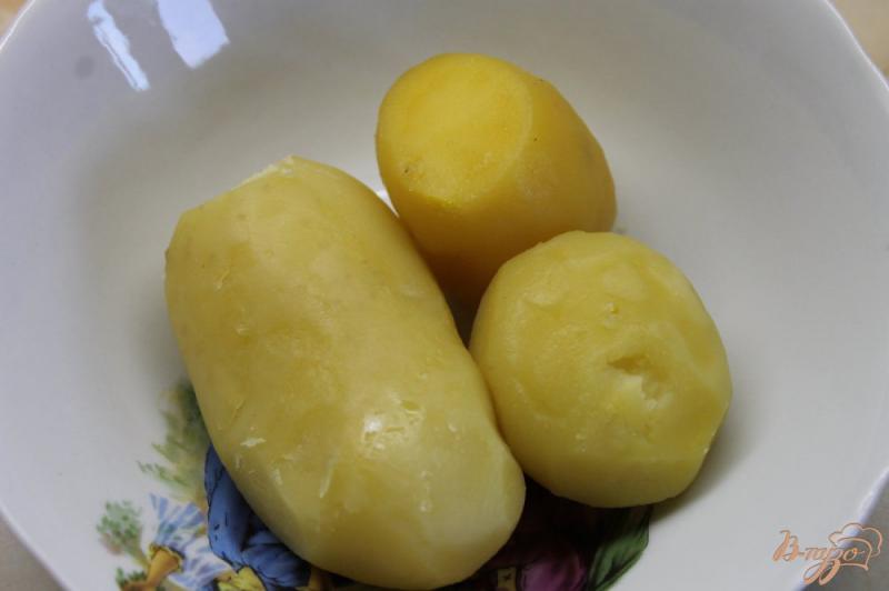 Фото приготовление рецепта: Картофельные зразы с куриной печенью и луком шаг №1