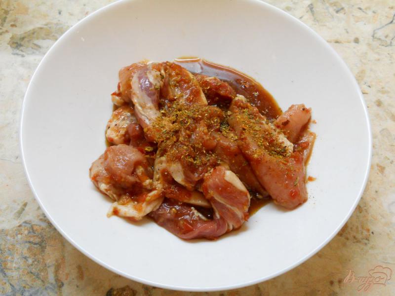 Фото приготовление рецепта: Свинина в томатно-соевом маринаде жареная шаг №1