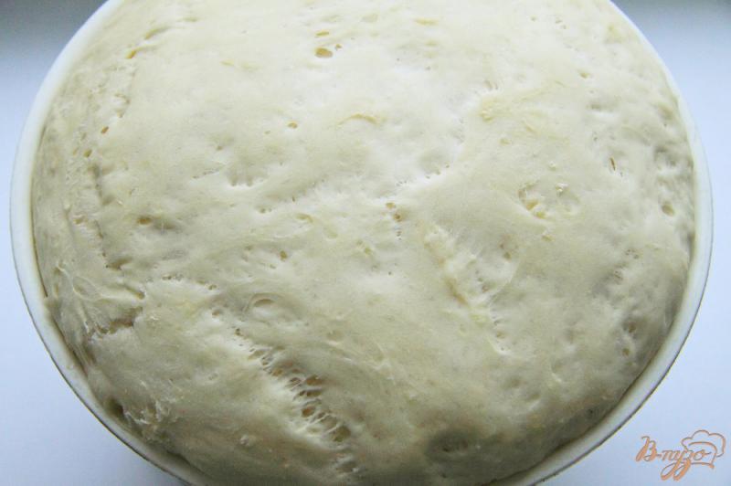 Фото приготовление рецепта: Жареные пирожки с тушеной капустой шаг №4
