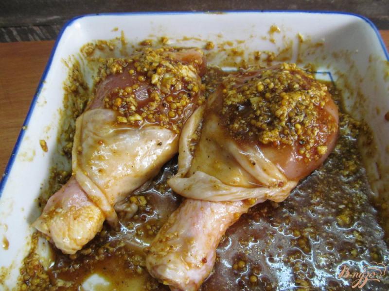 Фото приготовление рецепта: Горчично-медовая курица с карри шаг №2